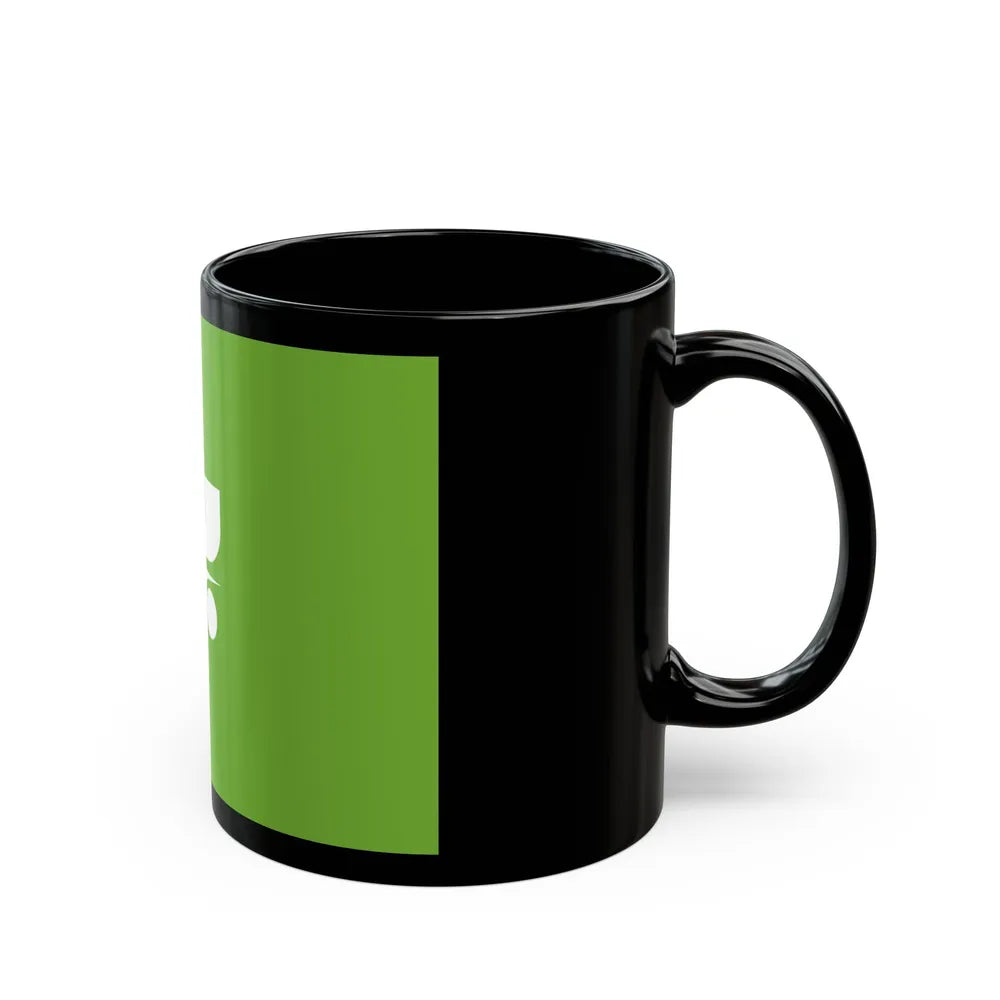 Flag of Tochigi Prefecture Japan - Black Coffee Mug-Go Mug Yourself