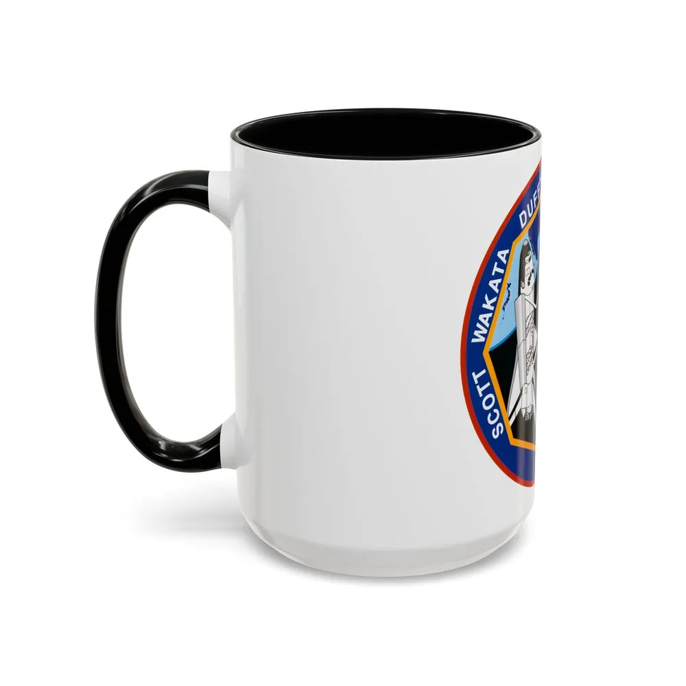 STS 72 (NASA) Accent Coffee Mug-Go Mug Yourself