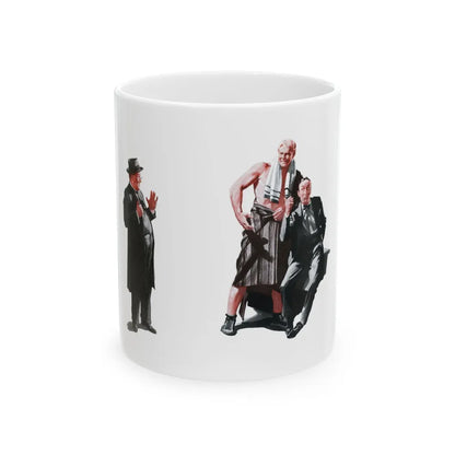 Buzz Meets a Mammoth (1), The American Magazine, July 1938 - White Coffee Mug-11oz-Go Mug Yourself