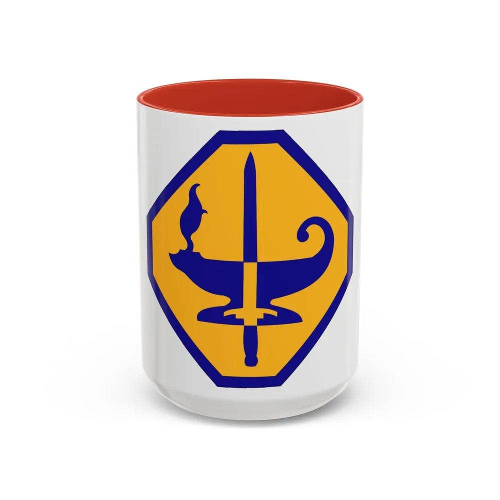 Specialized Training Division (U.S. Army) Accent Coffee Mug-15oz-Red-Go Mug Yourself