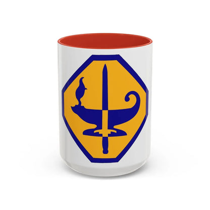 Specialized Training Division (U.S. Army) Accent Coffee Mug-15oz-Red-Go Mug Yourself