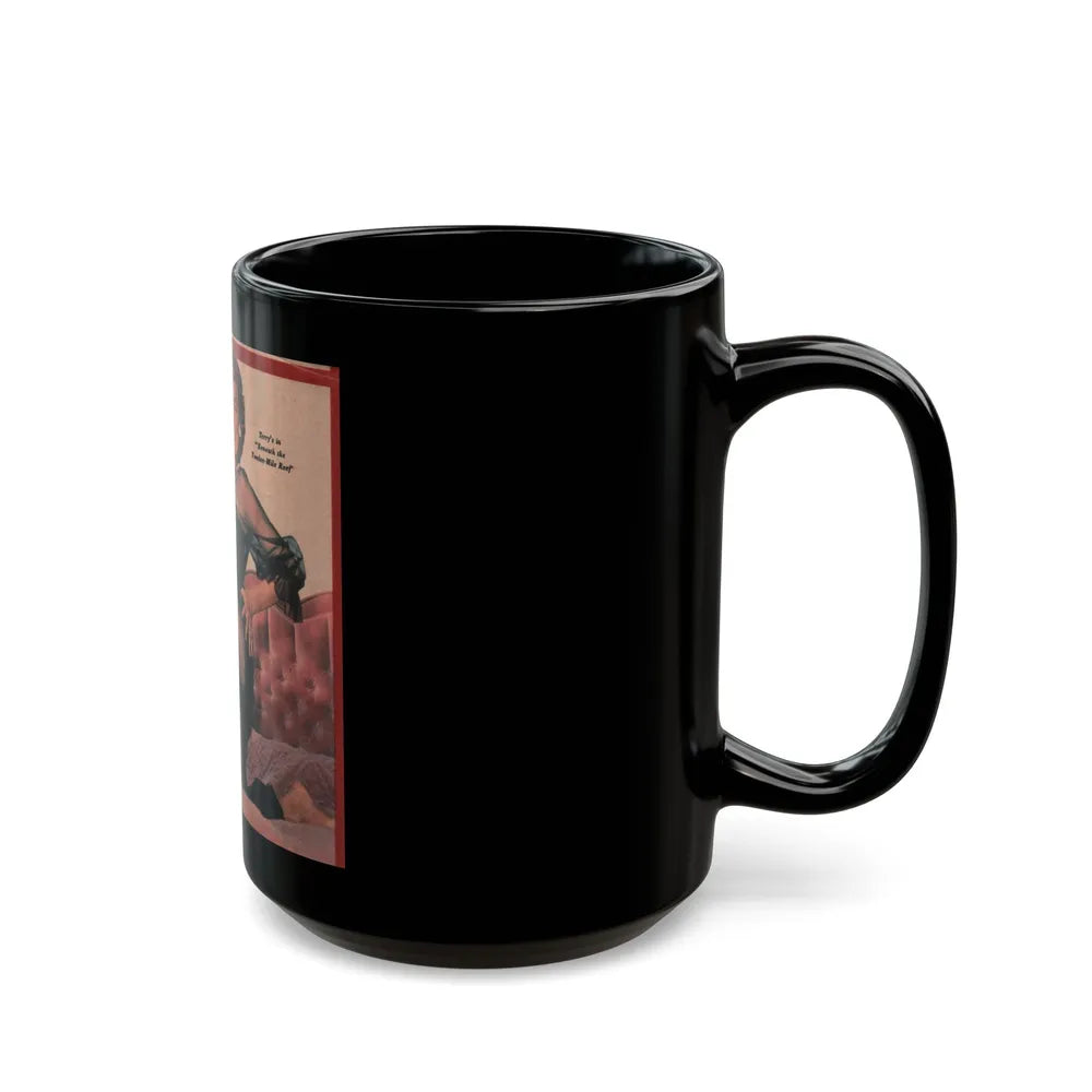 Terry Moore #590 - 4.5x4.5 Magazine Page Photo Clipping (Vintage Female Icon) Black Coffee Mug-Go Mug Yourself