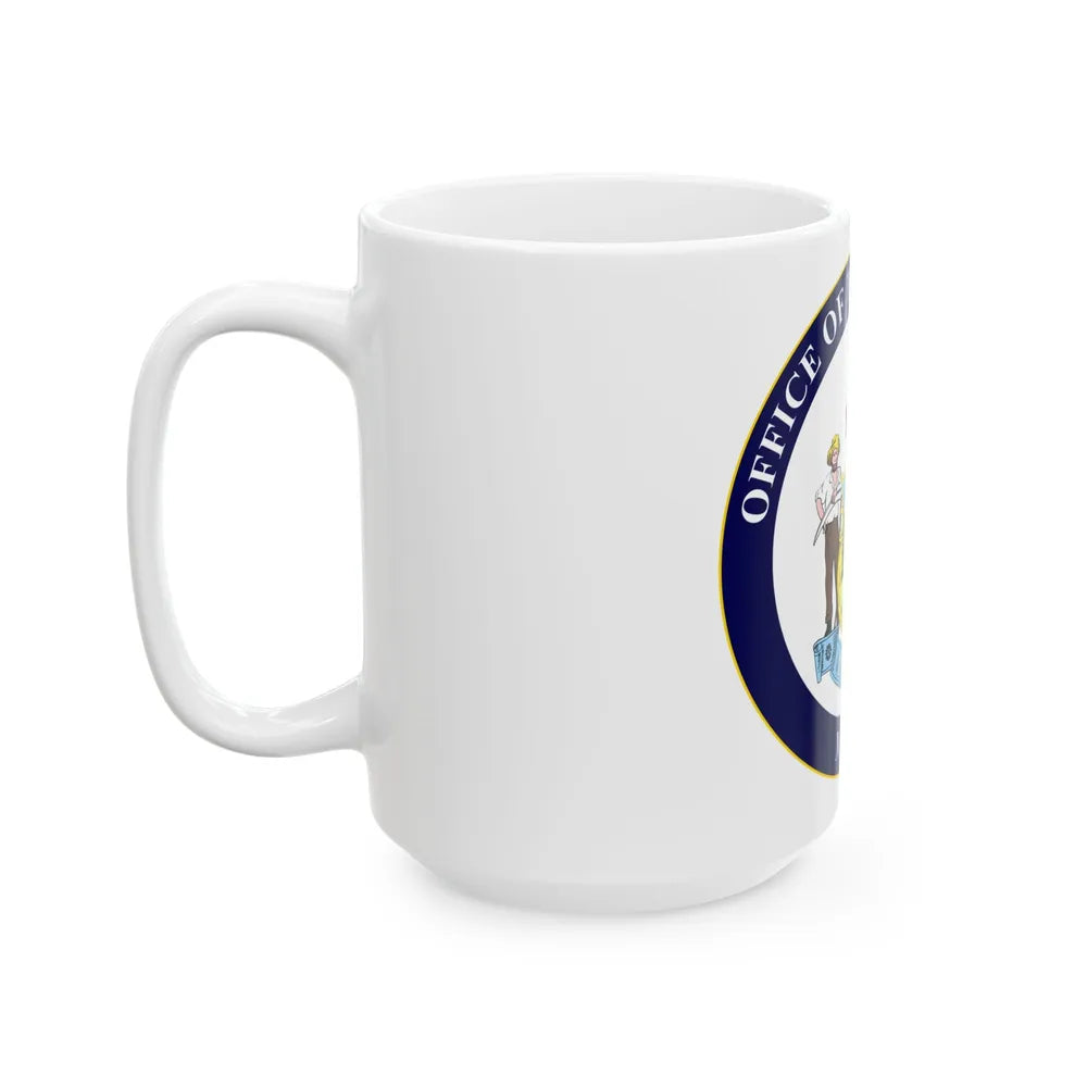 Governor of Maine - White Coffee Mug-Go Mug Yourself