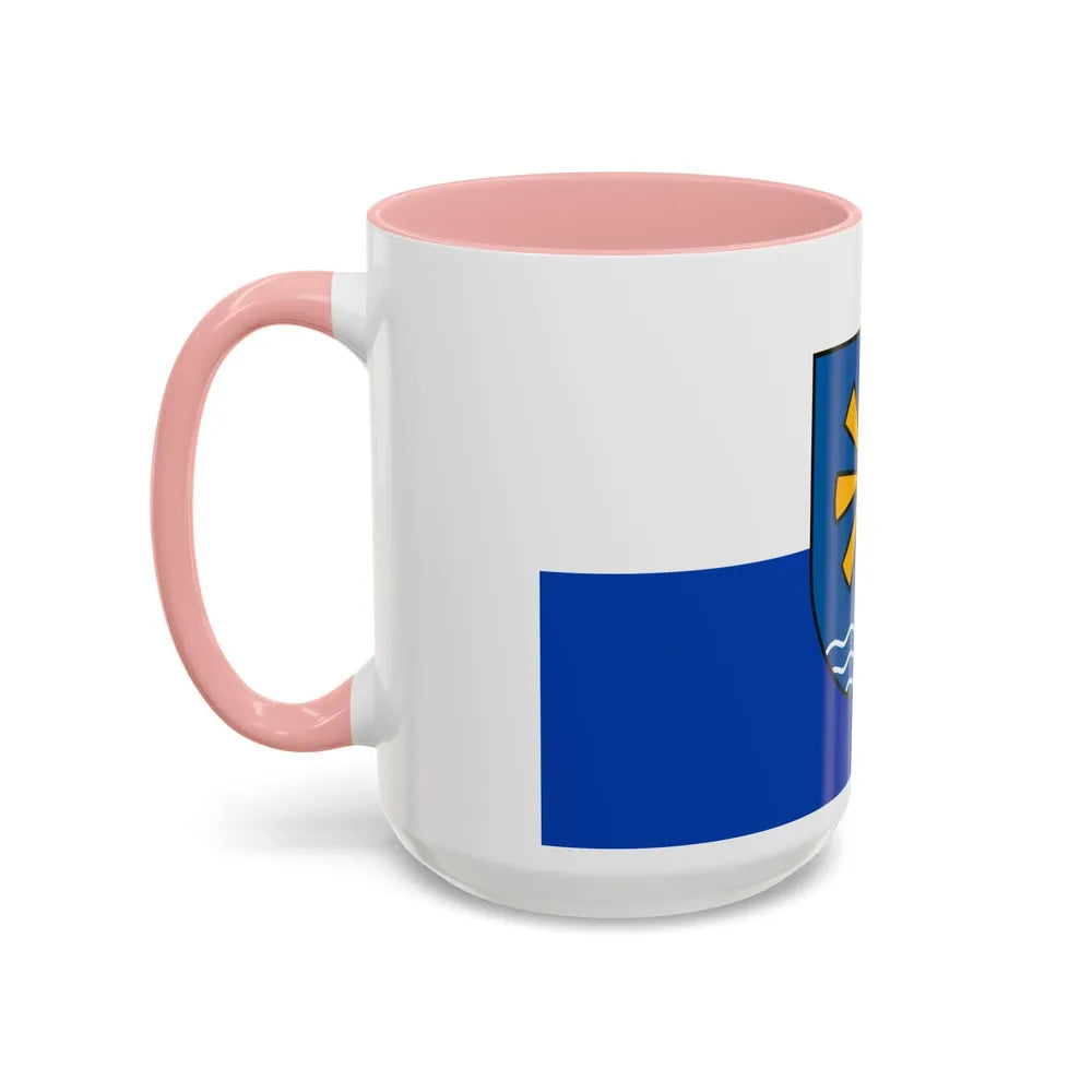 Flag of Bodenseekreis Germany - Accent Coffee Mug-Go Mug Yourself