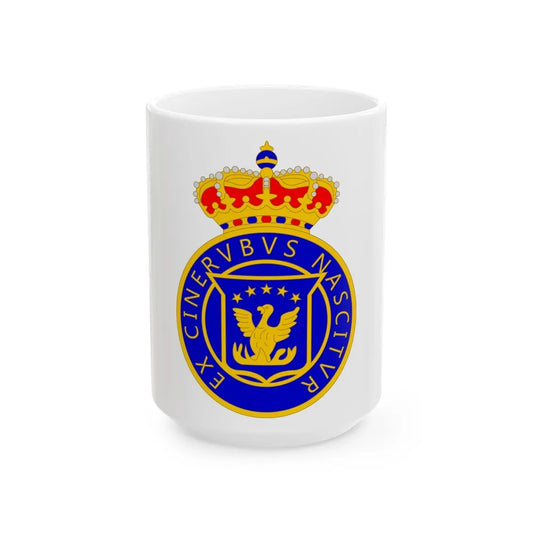 Coat of arms of Kingdom of Haiti - White Coffee Mug-15oz-Go Mug Yourself