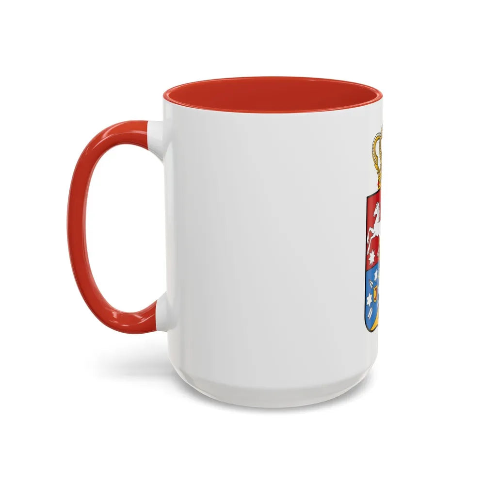 Tsardom of Georgian Emblem - Accent Coffee Mug-Go Mug Yourself