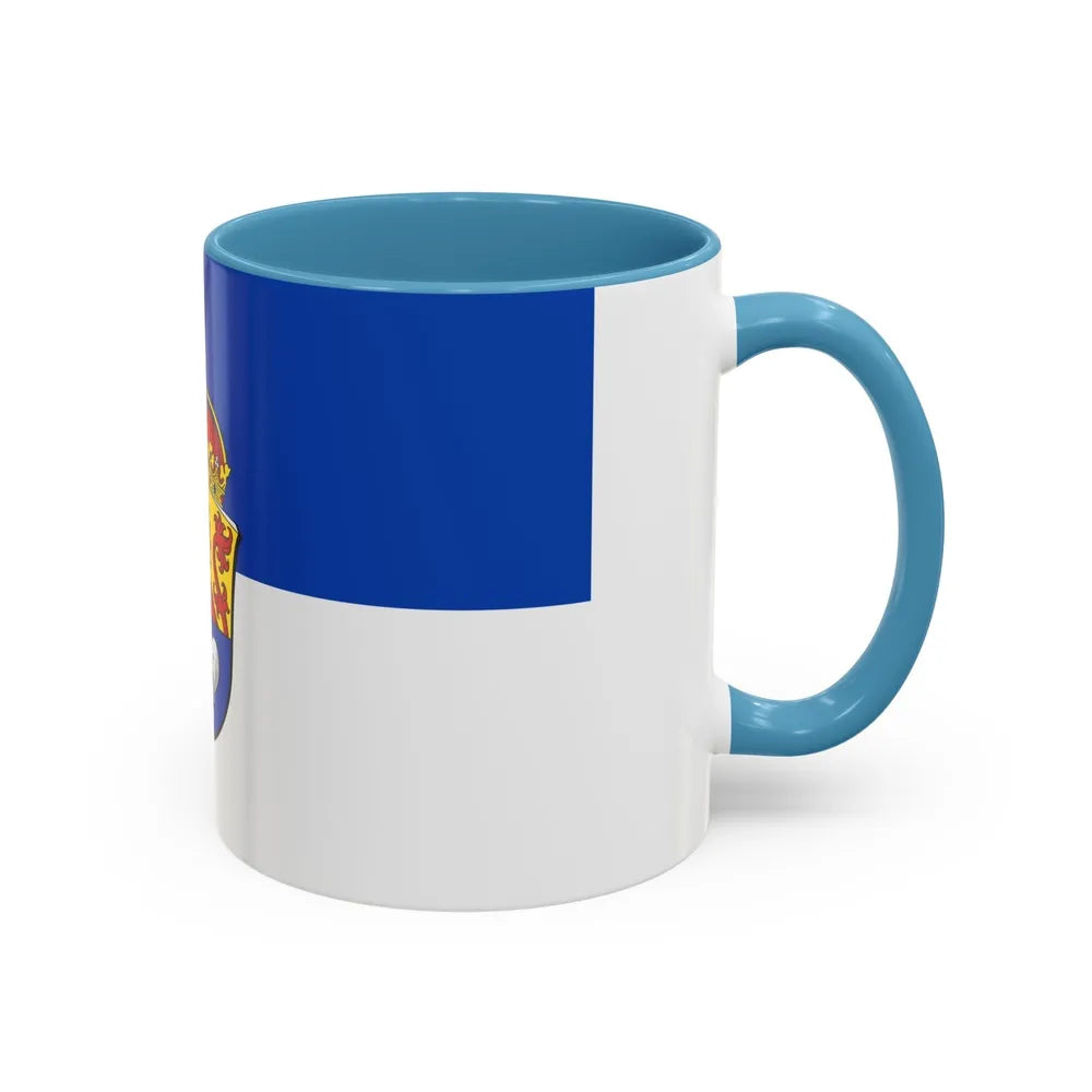 Flag of Darmstadt Germany - Accent Coffee Mug-Go Mug Yourself