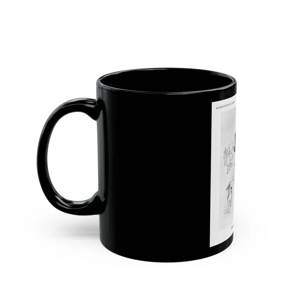 From the Jaye Oliver Archives, Marcelle Chaumont, 1945 - Black Coffee Mug-Go Mug Yourself