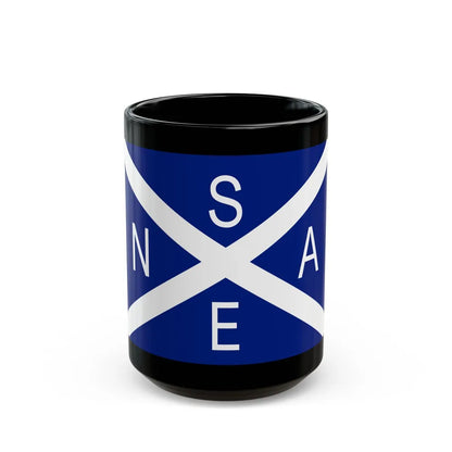 Flag of National Scottish Antarctic Expedition - Black Coffee Mug-15oz-Go Mug Yourself