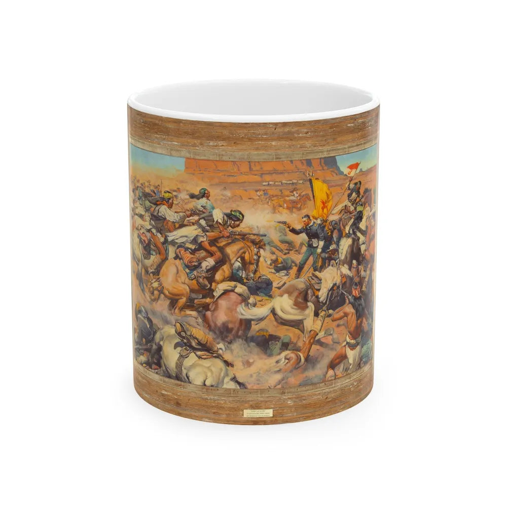 Fort Apache (Argosy Pictures, 1948) - White Coffee Mug-11oz-Go Mug Yourself