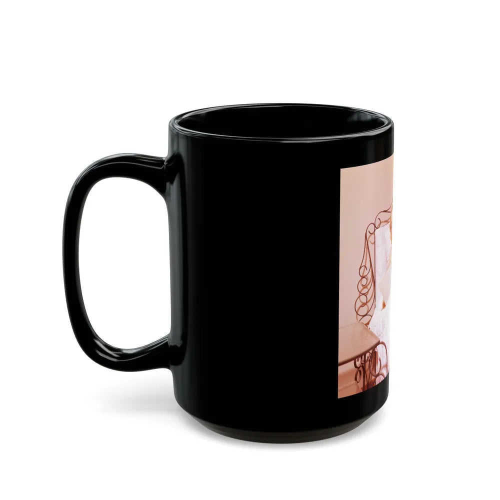 Eve Meyer #38 (Vintage Female Icon) Black Coffee Mug-Go Mug Yourself