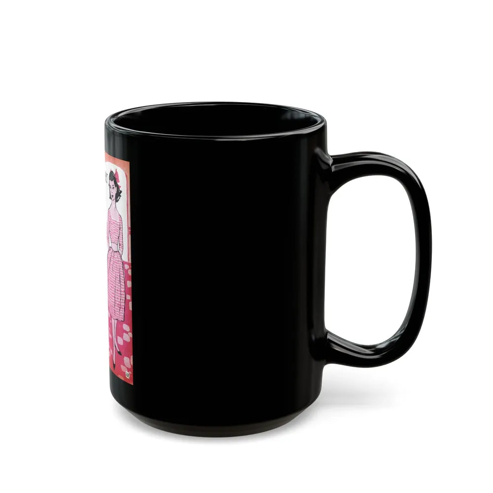 Bachelor Father, Redbook, April 1957 - Black Coffee Mug-Go Mug Yourself