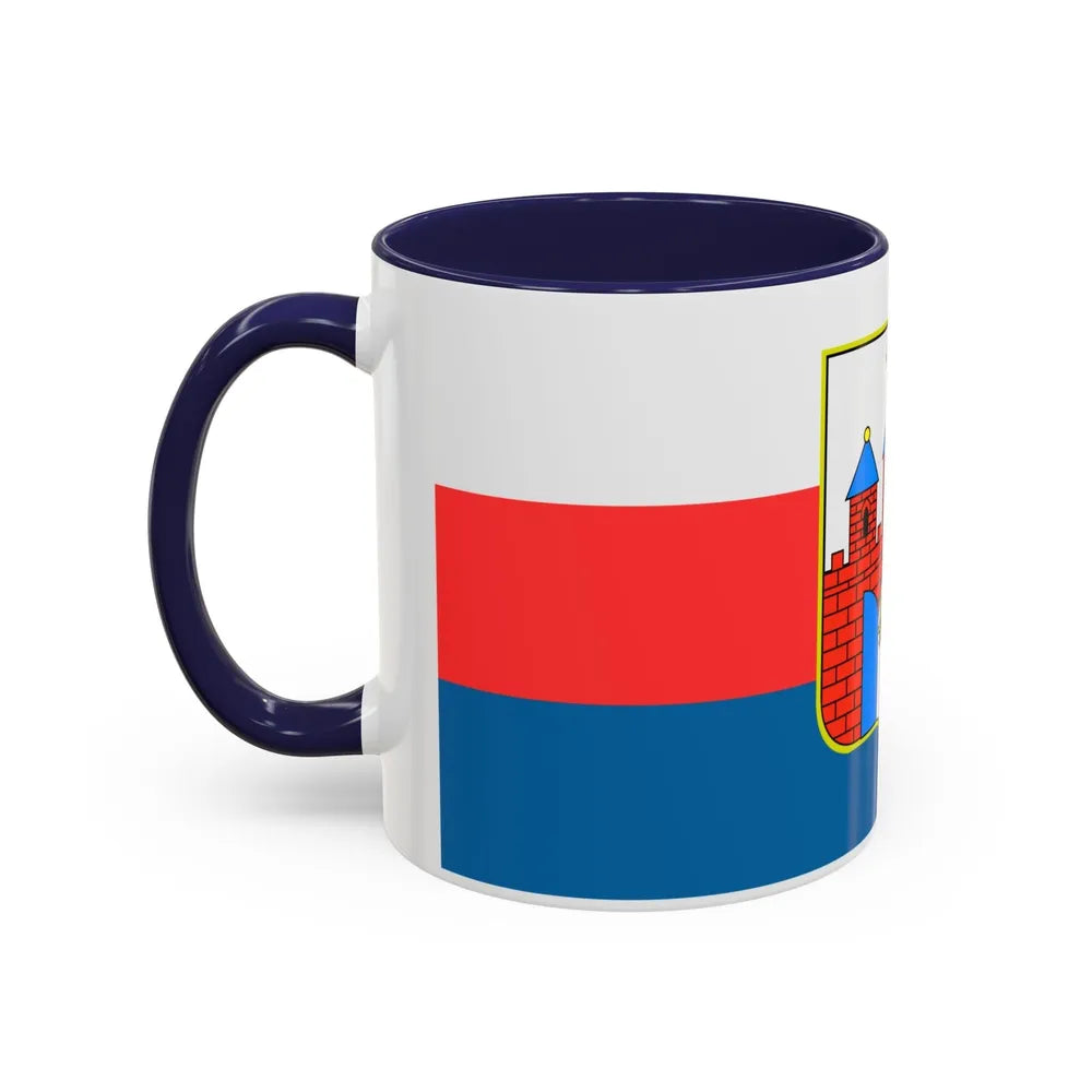 Flag of Bydgoszcz Poland - Accent Coffee Mug-Go Mug Yourself