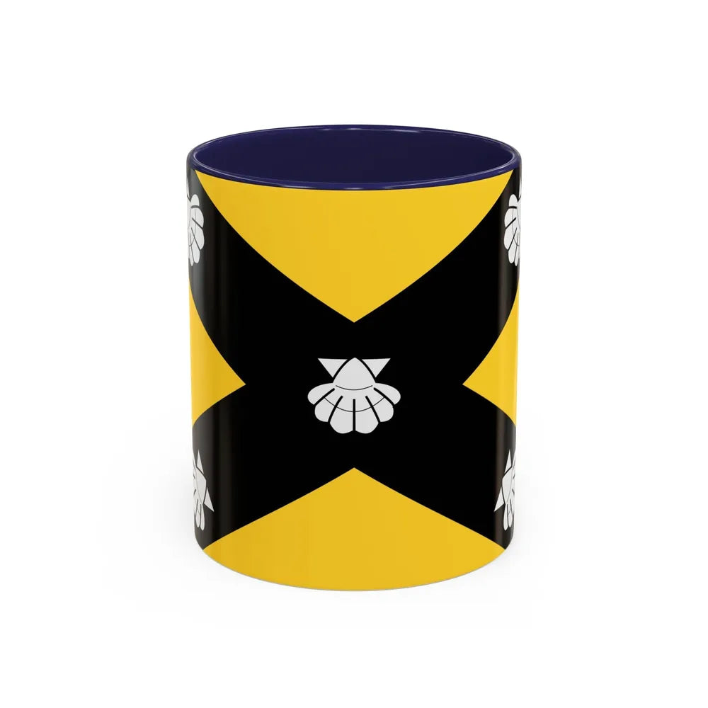 Flag of Isla Malta - Accent Coffee Mug-11oz-Navy-Go Mug Yourself