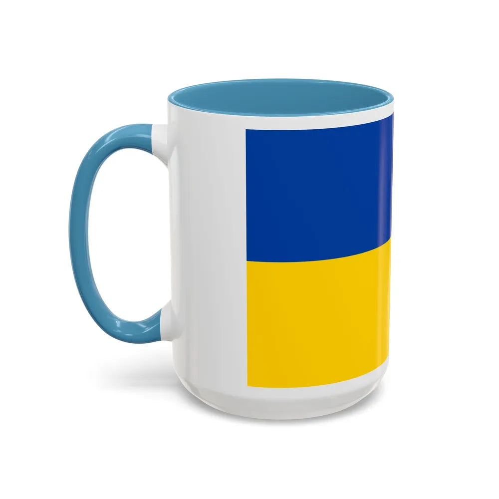 Flag of Chemnitz Germany - Accent Coffee Mug-Go Mug Yourself