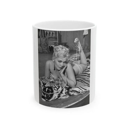 Kim Novak #290 (Vintage Female Icon) White Coffee Mug-11oz-Go Mug Yourself