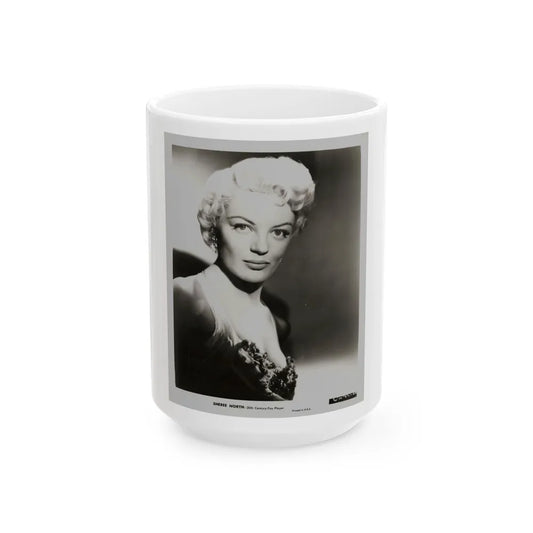 Sheree North #190 1 (Vintage Female Icon) White Coffee Mug-15oz-Go Mug Yourself