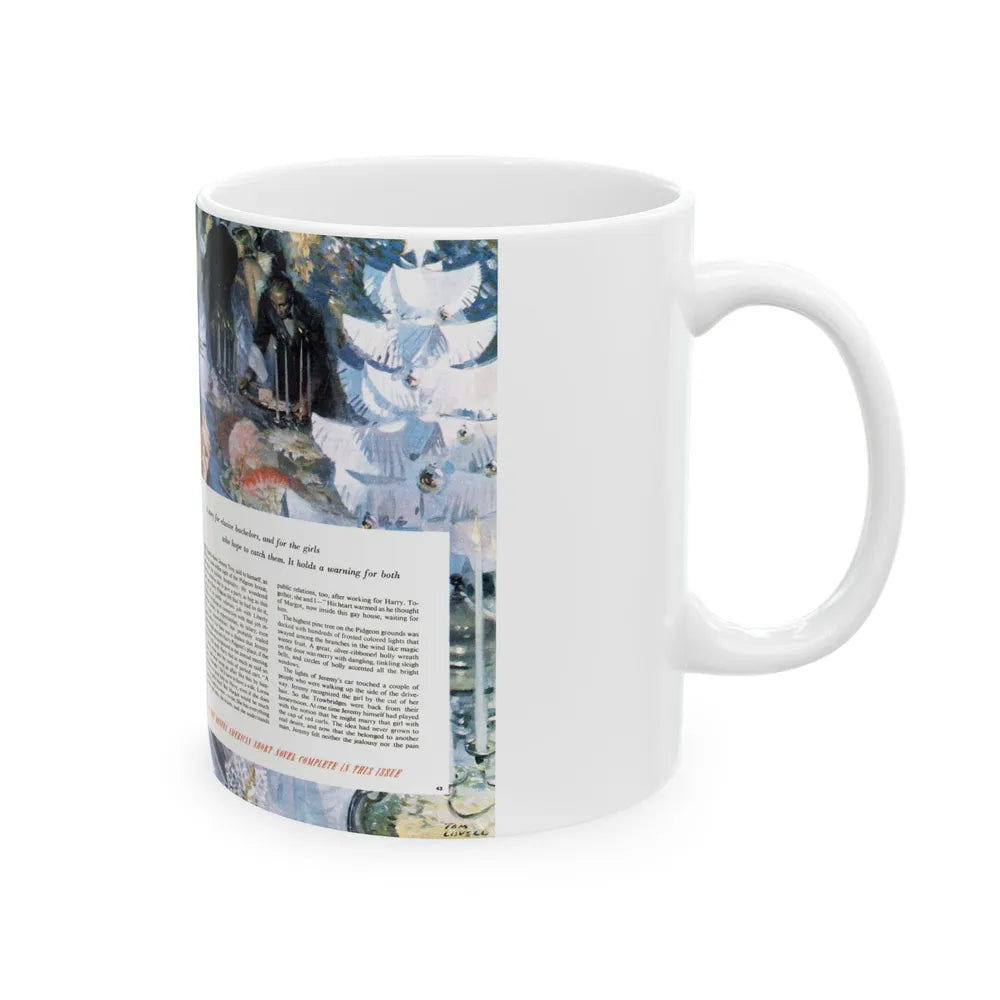 Do You Take This Woman, The American Magazine, December 1952 - White Coffee Mug-Go Mug Yourself