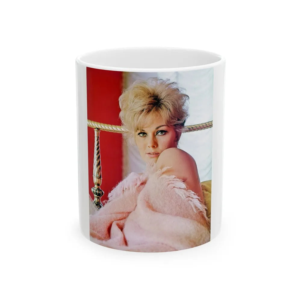 Kim Novak #335 (Vintage Female Icon) White Coffee Mug-11oz-Go Mug Yourself