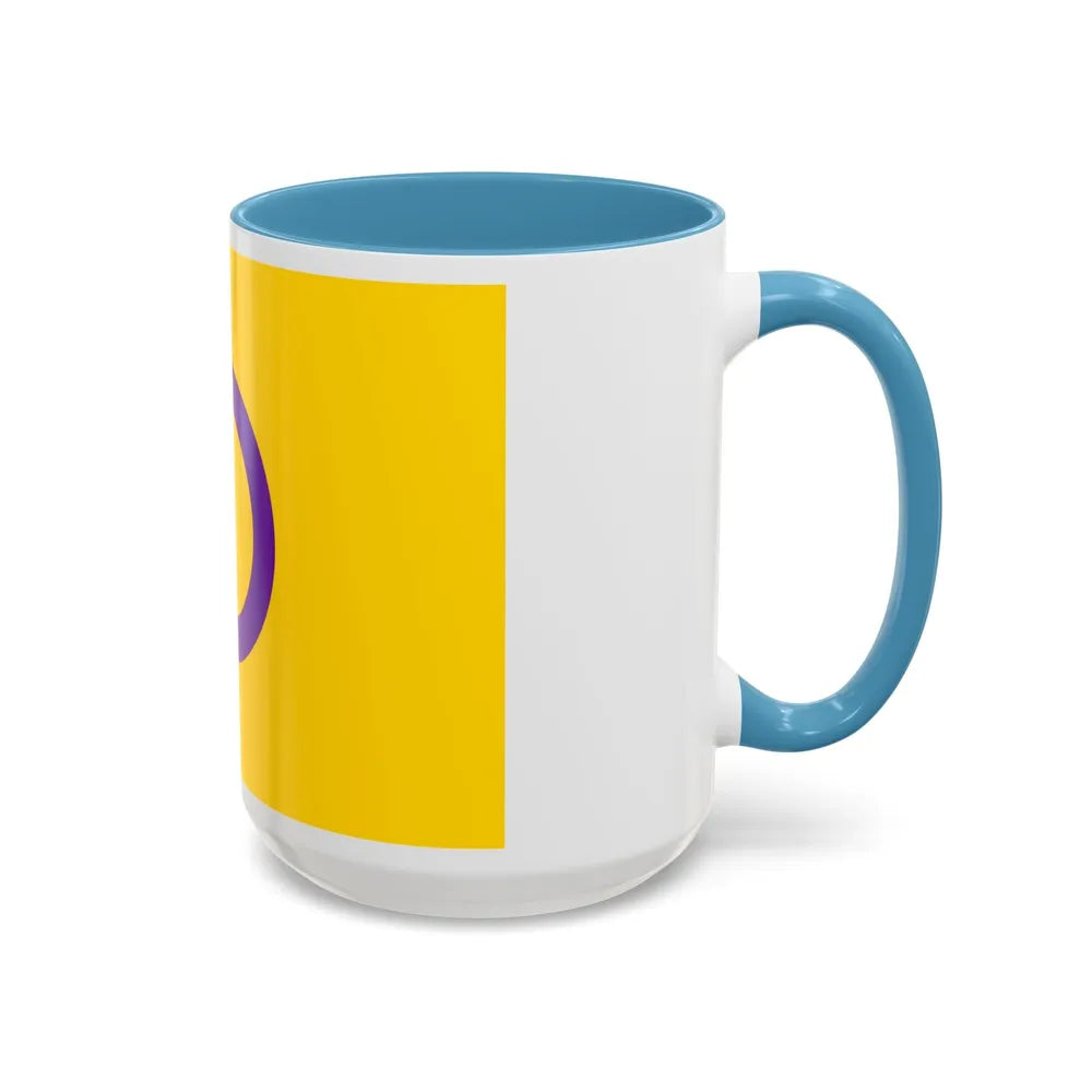 Intersex Pride Flag - Accent Coffee Mug-Go Mug Yourself