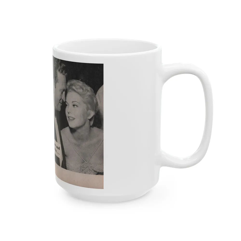 Kim Novak #157 - Scanned Mag. 66 Photos (Vintage Female Icon) White Coffee Mug-Go Mug Yourself