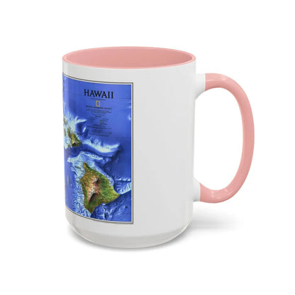 USA - Hawaii (1995) (Map) Accent Coffee Mug-Go Mug Yourself