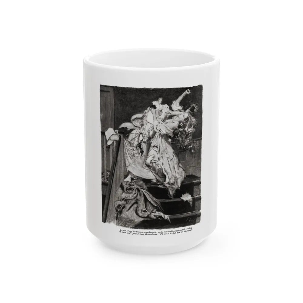 Fathoms Five (2), Cosmopolitan, January 1933 - White Coffee Mug-15oz-Go Mug Yourself