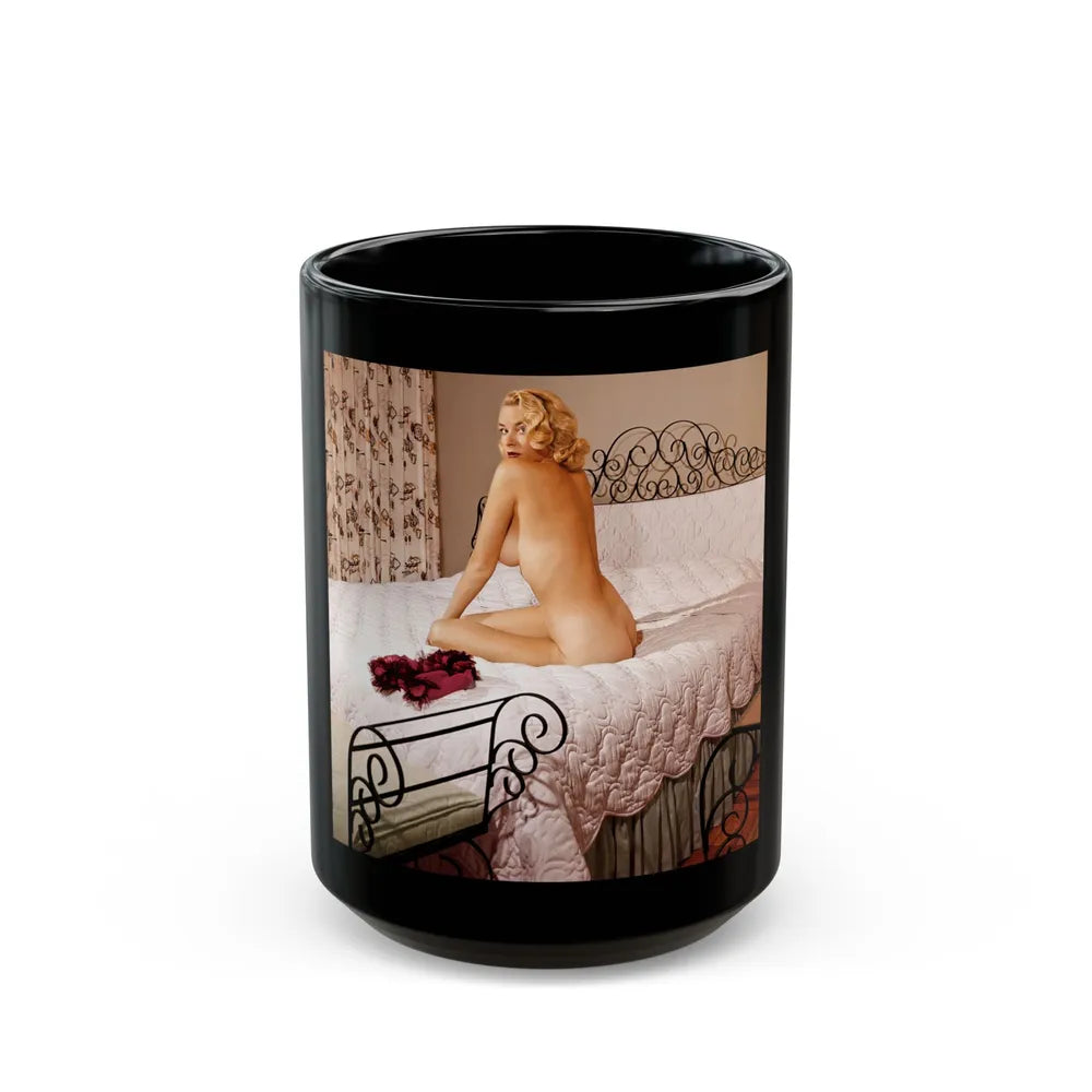 Eve Meyer #10 (Vintage Female Icon) Black Coffee Mug-15oz-Go Mug Yourself