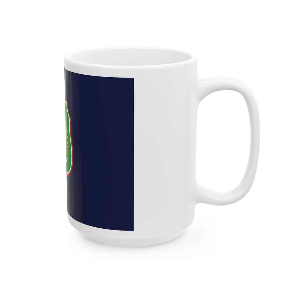 Flag of North Maluku Indonesia - White Coffee Mug-Go Mug Yourself