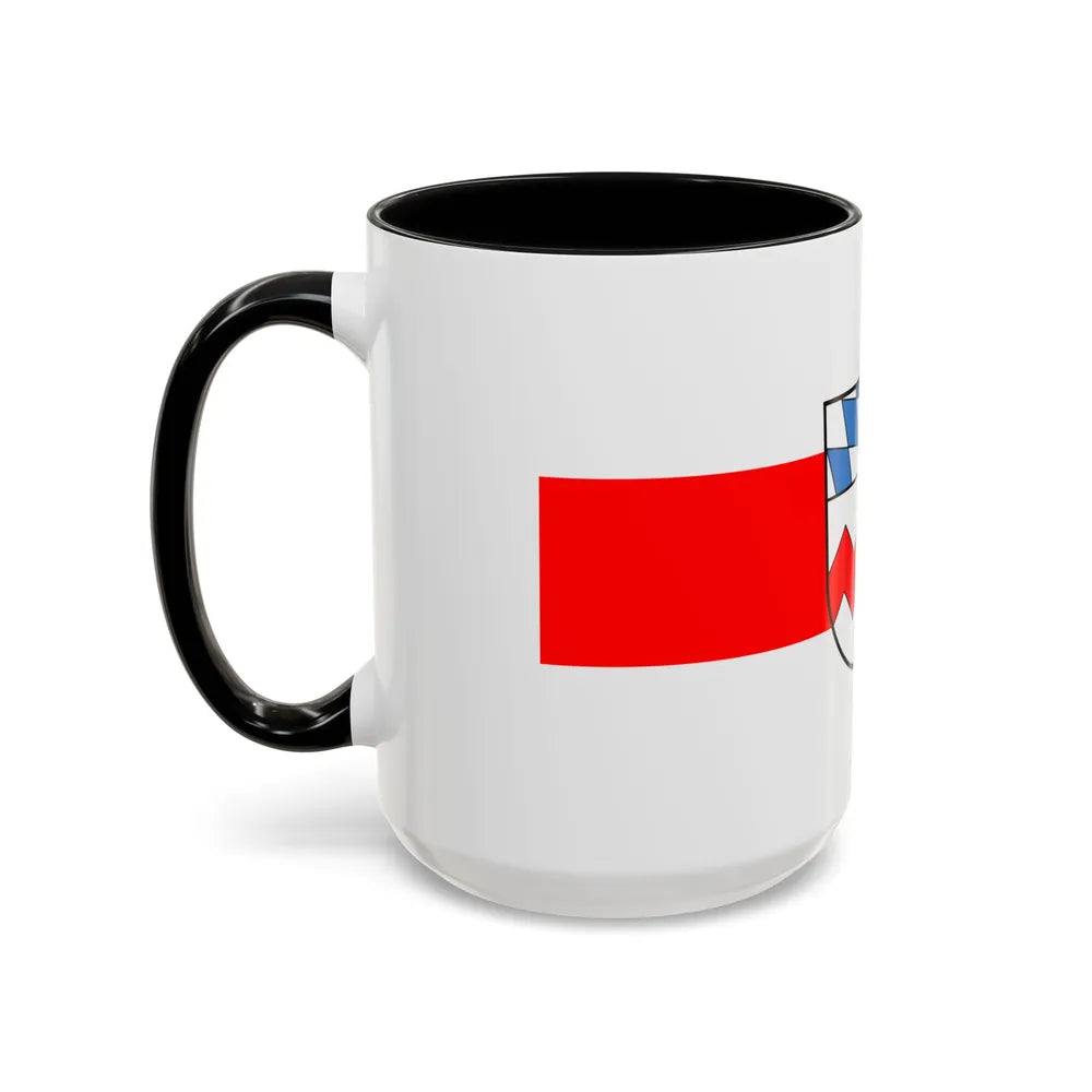 Flag of Dachau Germany - Accent Coffee Mug-Go Mug Yourself