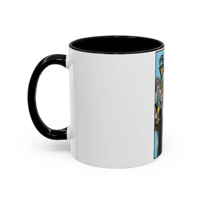 The 7 of Cups (Tarot Card) Accent Coffee Mug-Go Mug Yourself