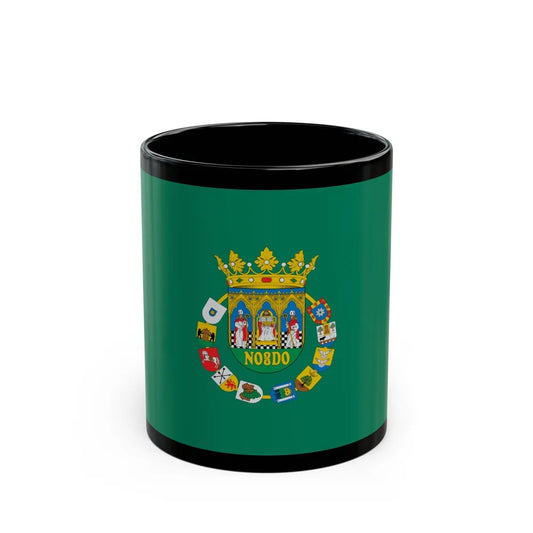 Flag of Sevilla Spain - Black Coffee Mug-11oz-Go Mug Yourself