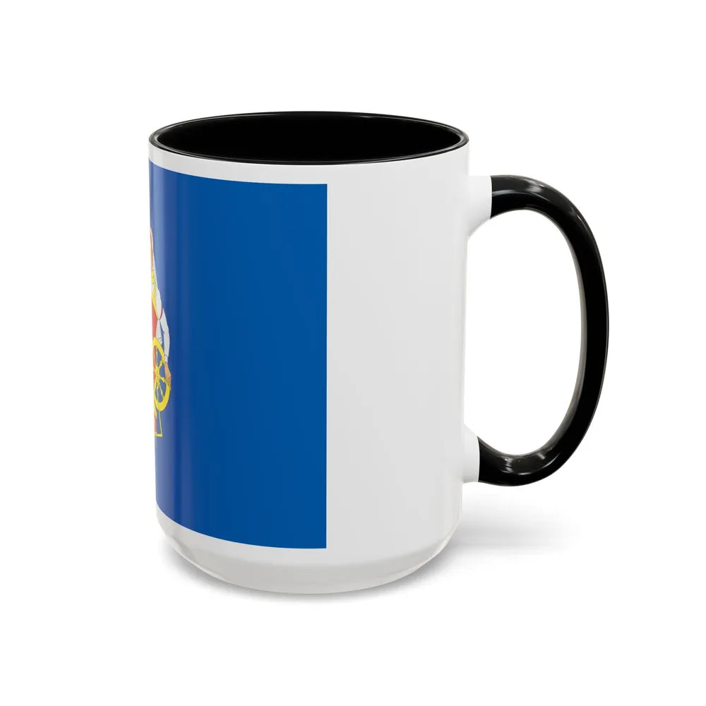 Flag of Ivanovo Russia - Accent Coffee Mug-Go Mug Yourself