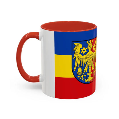 Flag of Aurich Germany - Accent Coffee Mug-Go Mug Yourself