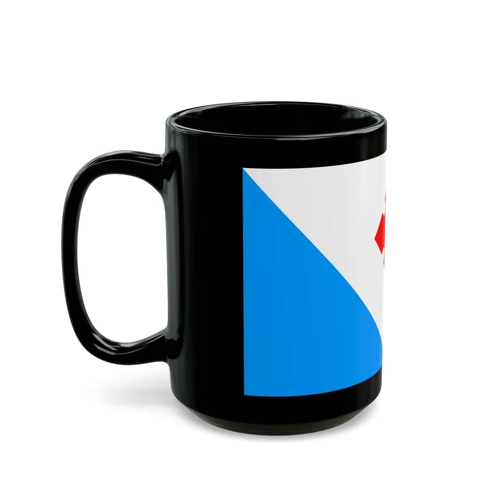 Flag of Votes Estonia - Black Coffee Mug-Go Mug Yourself