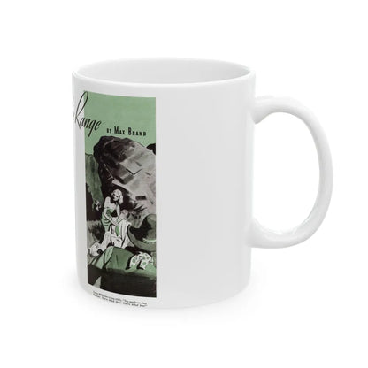 Dust Across The Range (1), The American Magazine, December 1937 - White Coffee Mug-Go Mug Yourself