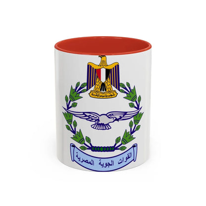 Egyptian Air Force - Accent Coffee Mug-11oz-Red-Go Mug Yourself