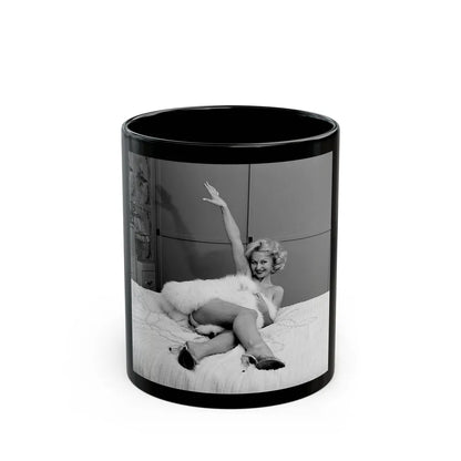 Greta Thyssen #77 (Vintage Female Icon) Black Coffee Mug-11oz-Go Mug Yourself