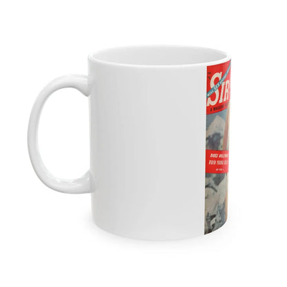 Barbara Nichols #259 - Mag. Cover (Vintage Female Icon) White Coffee Mug-Go Mug Yourself