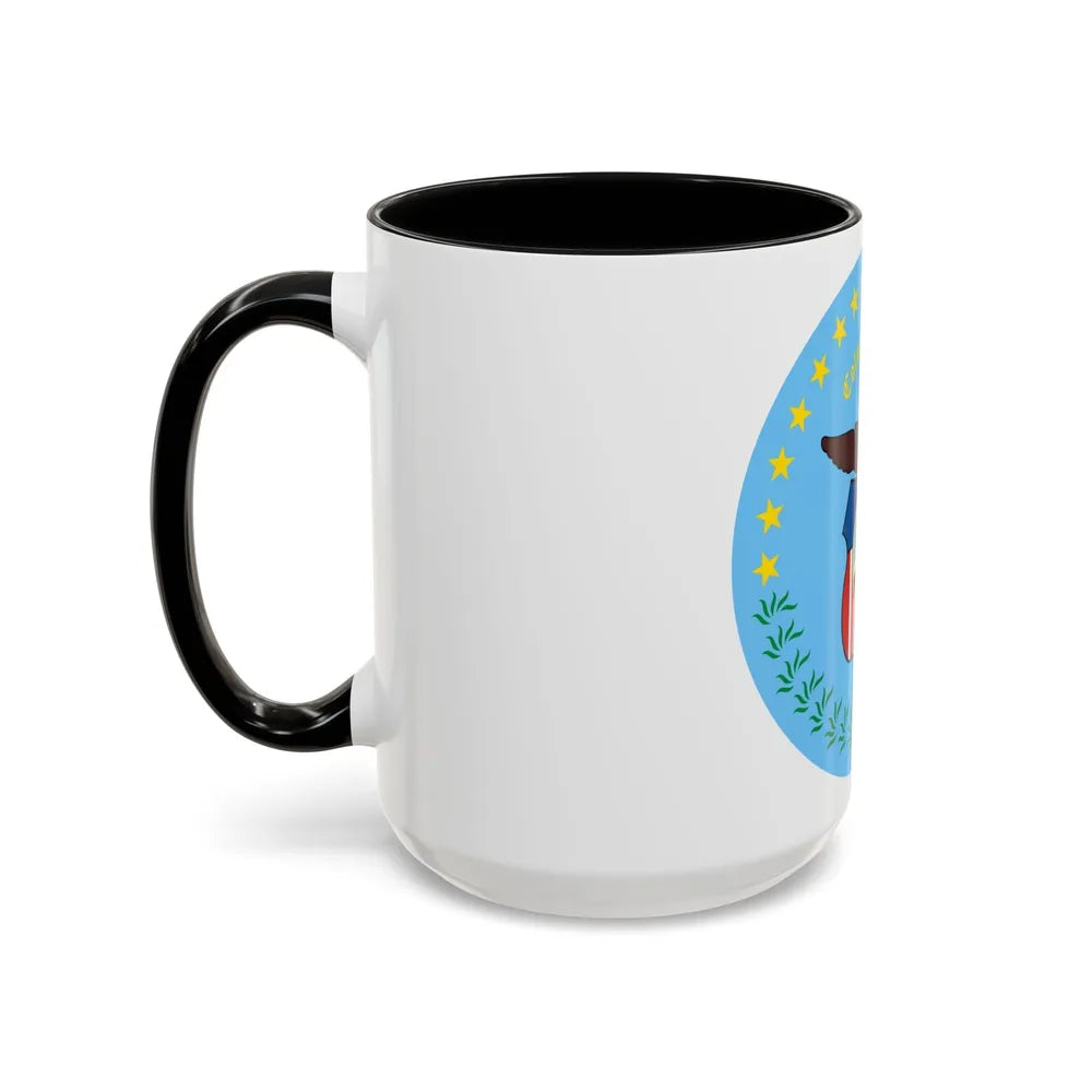 Seal of Columbus Ohio - Accent Coffee Mug-Go Mug Yourself