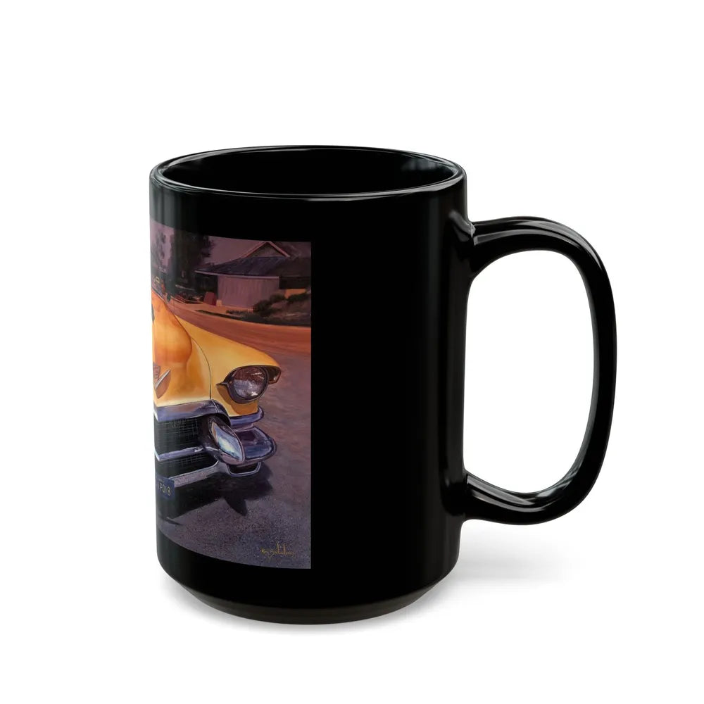 Cadillac Convertible - Black Coffee Mug-Go Mug Yourself