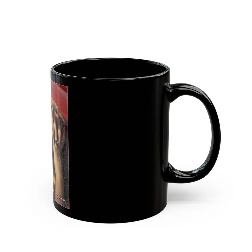 Ingrid Goude #05 - Mag. Cover (Vintage Female Icon) Black Coffee Mug-Go Mug Yourself