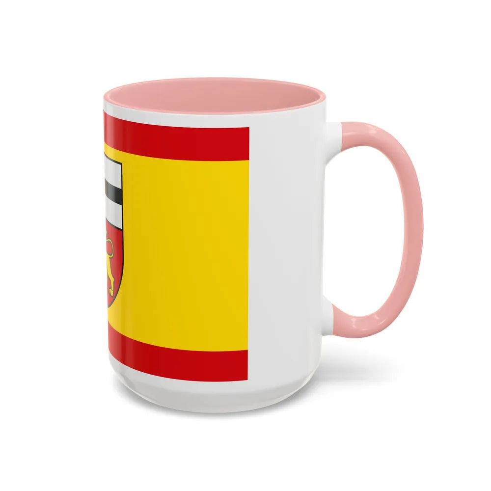 Flag of Bonn Germany - Accent Coffee Mug-Go Mug Yourself