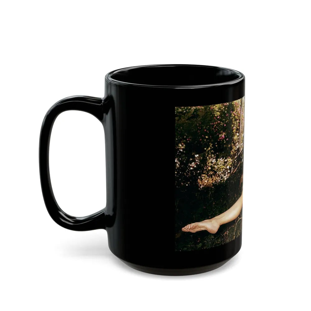 Yvette Vickers #46 - Playboy 1959 Photo (Vintage Female Icon) Black Coffee Mug-Go Mug Yourself