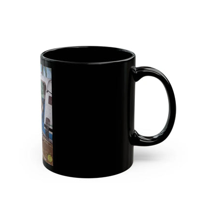 Suzanna Leigh #43 - Mag. Cover (Vintage Female Icon) Black Coffee Mug-Go Mug Yourself