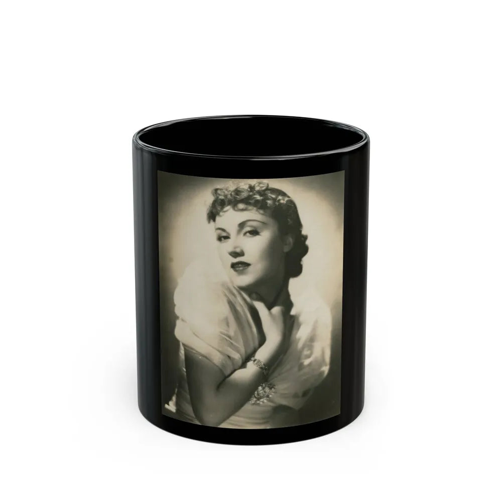 Fay Wray #170 (Vintage Female Icon) Black Coffee Mug-11oz-Go Mug Yourself