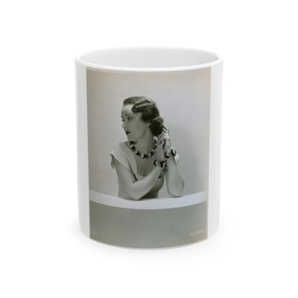 Fay Wray #203 (Vintage Female Icon) White Coffee Mug-11oz-Go Mug Yourself