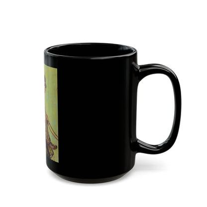 Country Gentleman Magazine cover study, 1940 - Black Coffee Mug-Go Mug Yourself