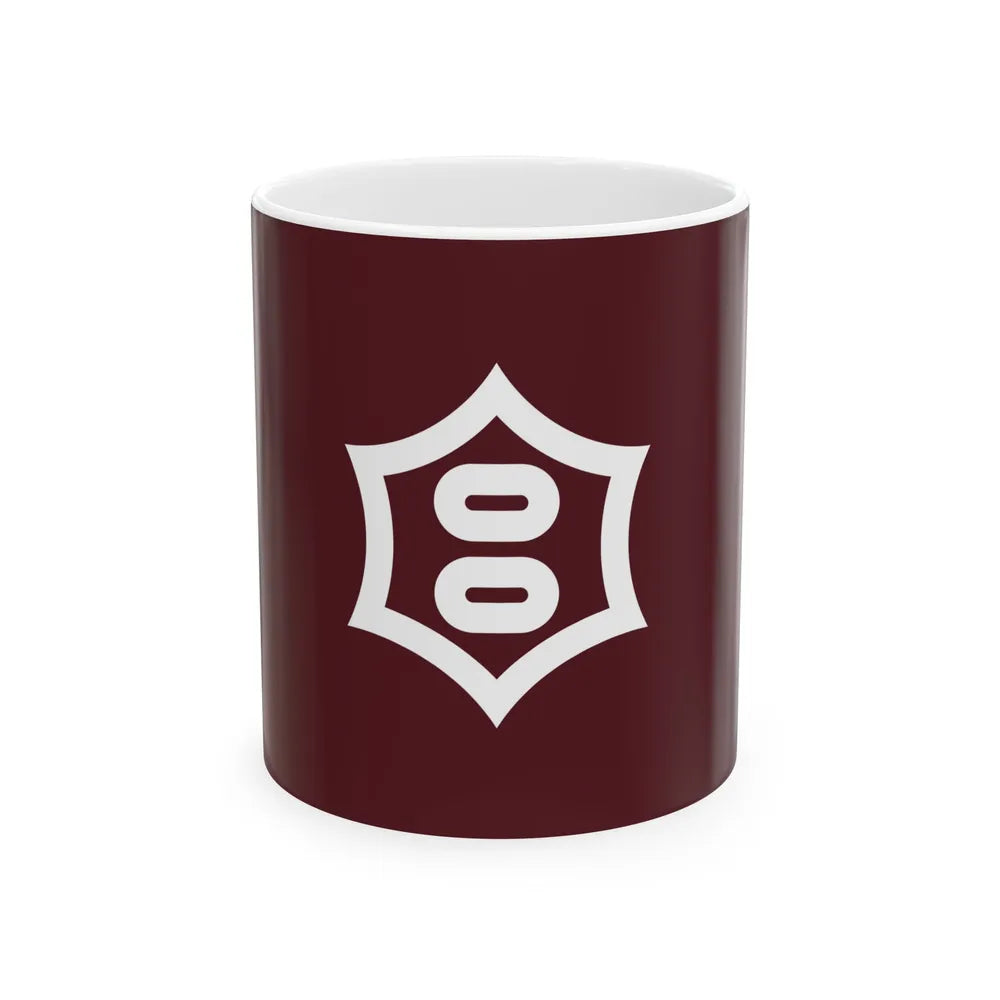 Flag of Utsunomiya Tochigi Japan - White Coffee Mug-11oz-Go Mug Yourself