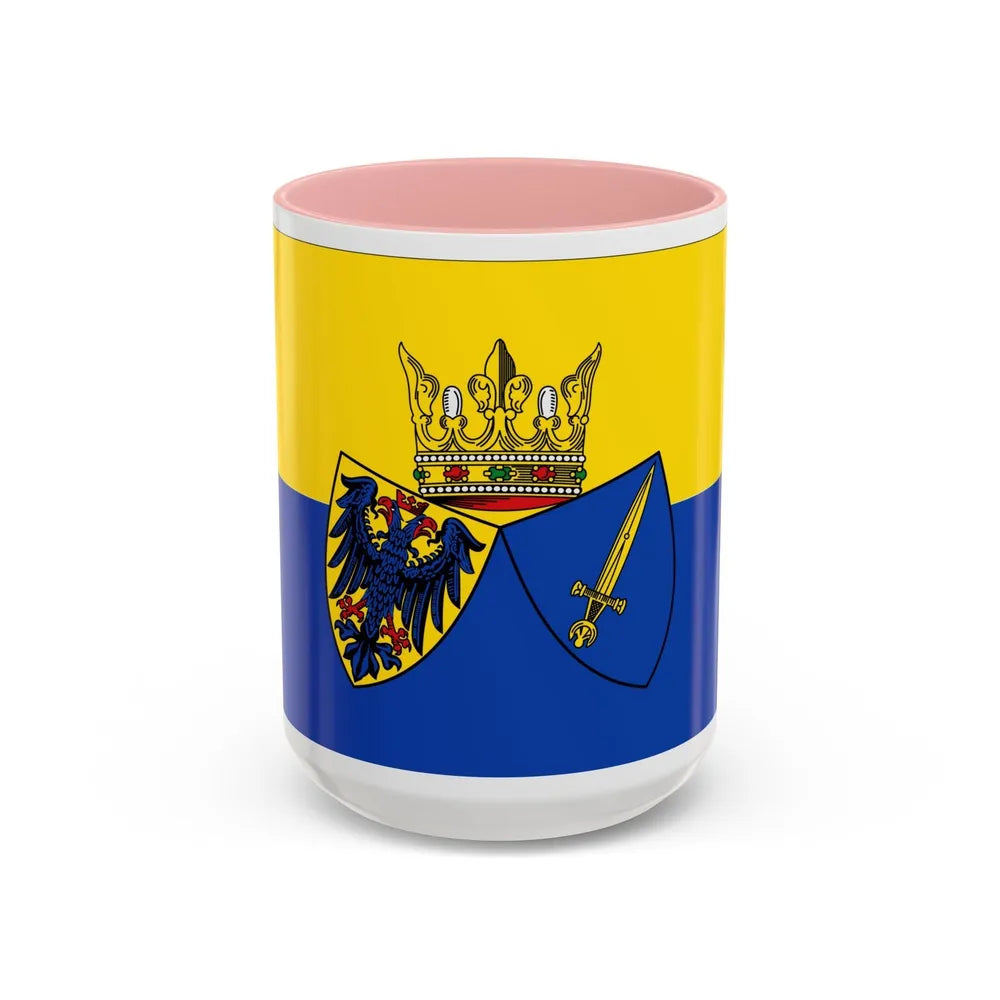 Flag of Essen Germany - Accent Coffee Mug-15oz-Pink-Go Mug Yourself